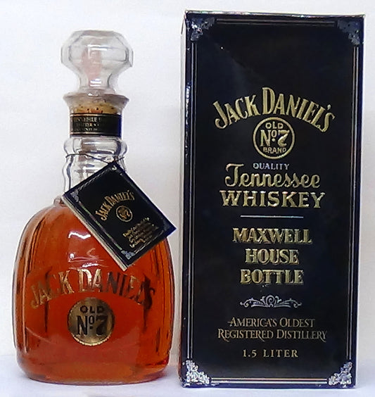 Jack Daniel’s Old No.7 “Maxwell House Bottle” 1.5Litre 1995 - M&M Pers