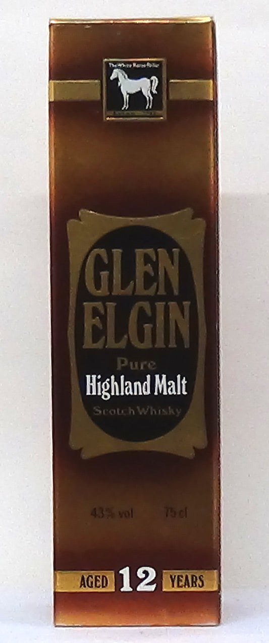 Glen Elgin Pure Highland Malt Scotch Whisky Aged 12 Years- Whiskey - M