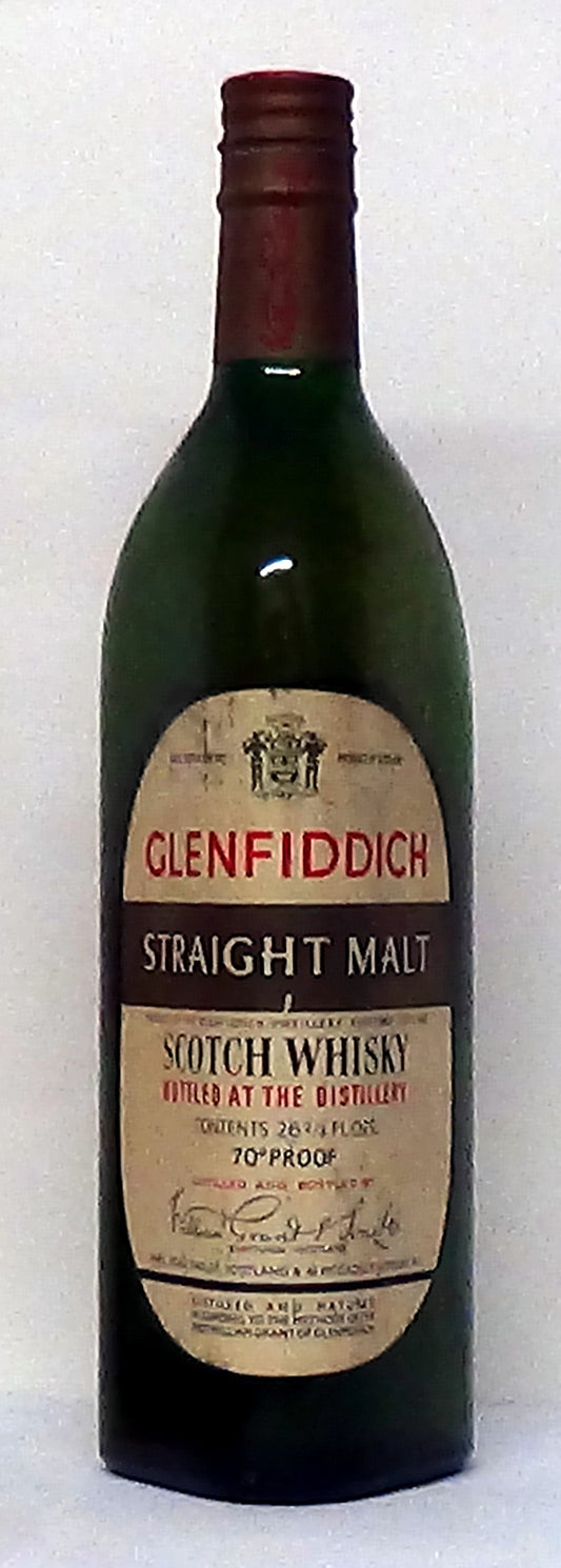 Glenfiddich Straight Malt 1960’s 26fl oz - M&M Personal Vintners Ltd