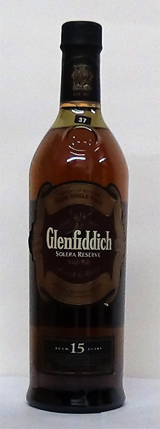 1980’s Glenfiddich Solera Reserve 15 Year Old - Scottish Whiskey - M&M