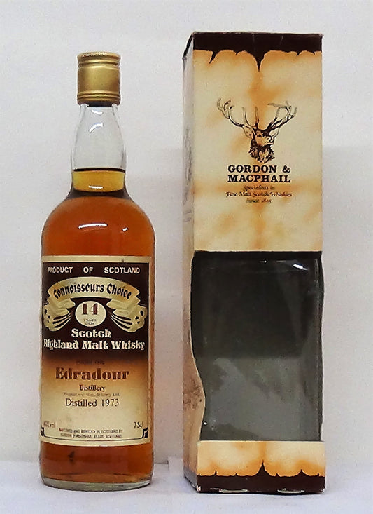 1973 Edradour 14 Year Old Connoisseurs Choice Highland Malt - Scottish