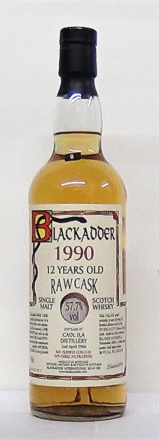 1990 Caol Ila Blackadder Raw Cask Single Malt Scotch Whisky, 12 Years 