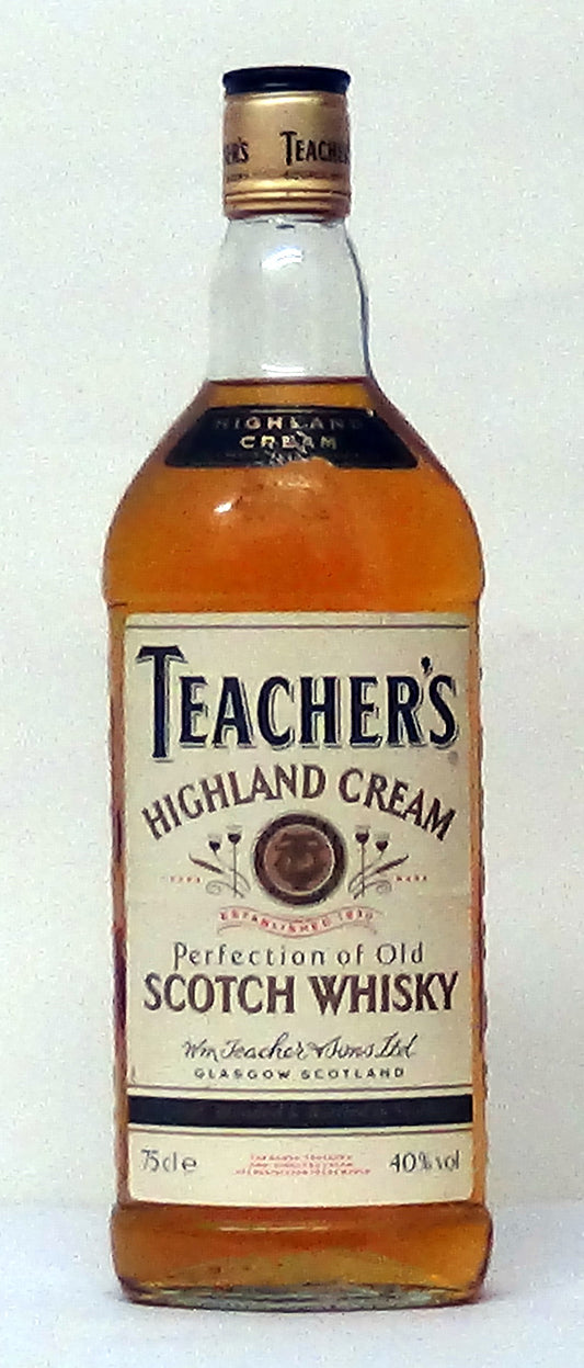 1980's Teacher's Highland Cream - Scotland, Whiskey - Wines - M&M Pers