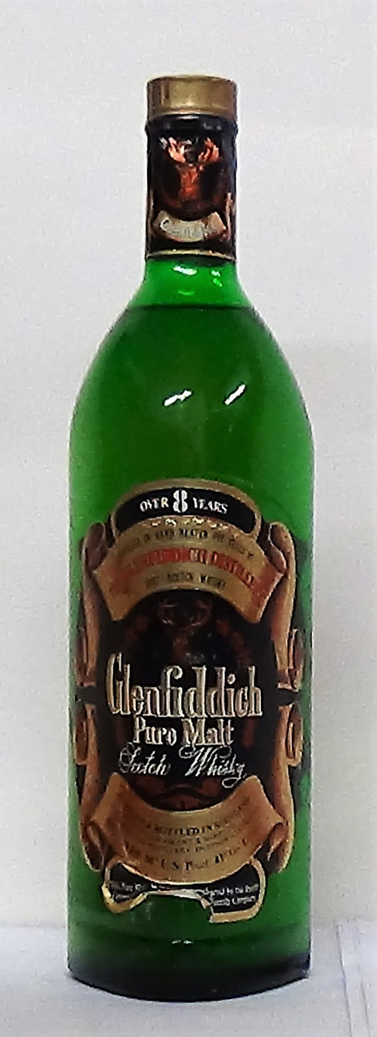 Glenfiddich Pure Malt Over 8 Years 1960S Bottling 1 Litre - Scottish W