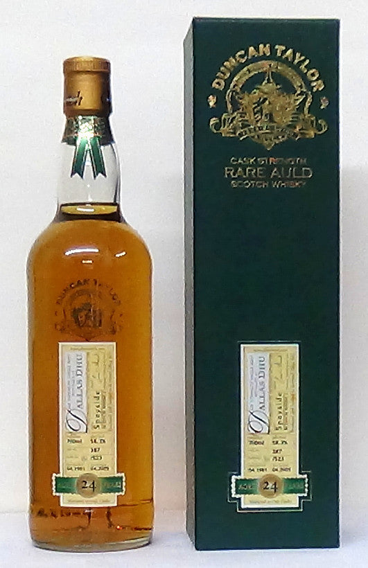 1981 Dallas Dhu 24 Year Old Duncan Taylor Cask Strength 58.3%abv Bottl