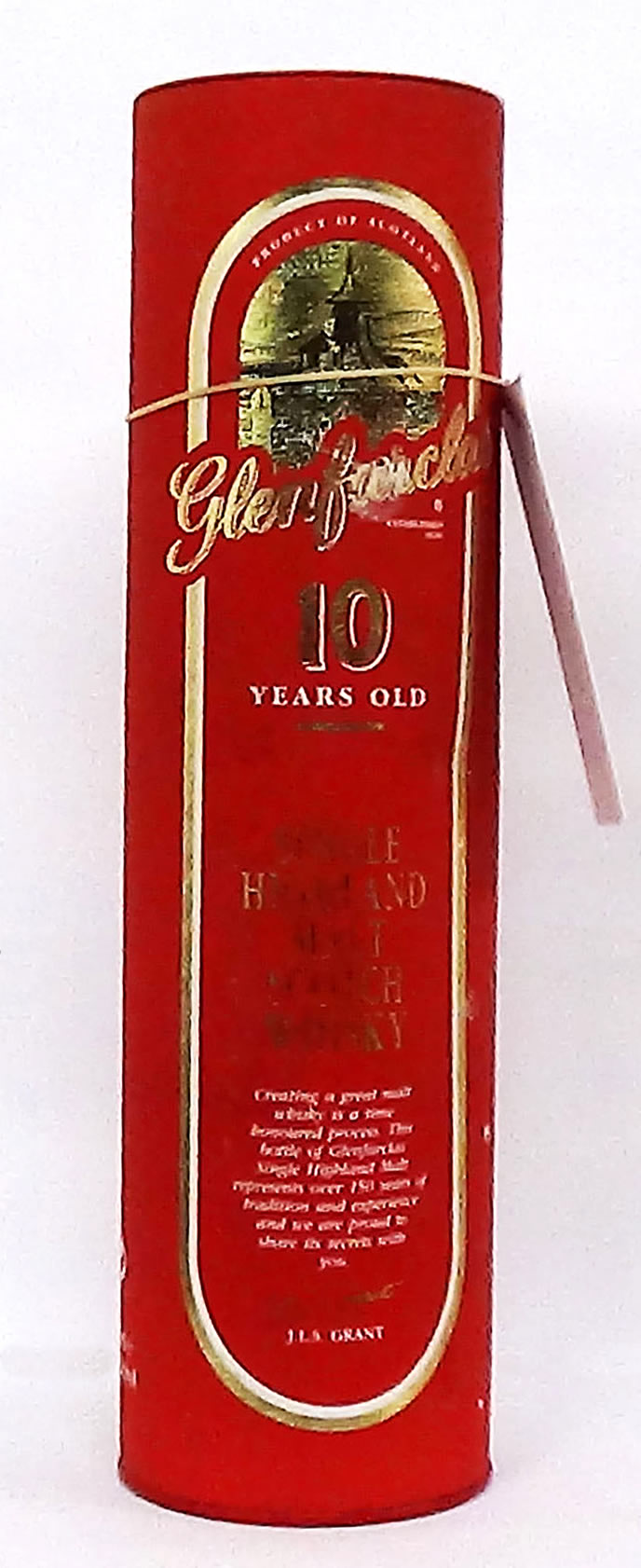 Glenfarclas Old Presentation, 10 year old 1990’s bottling - In Origina