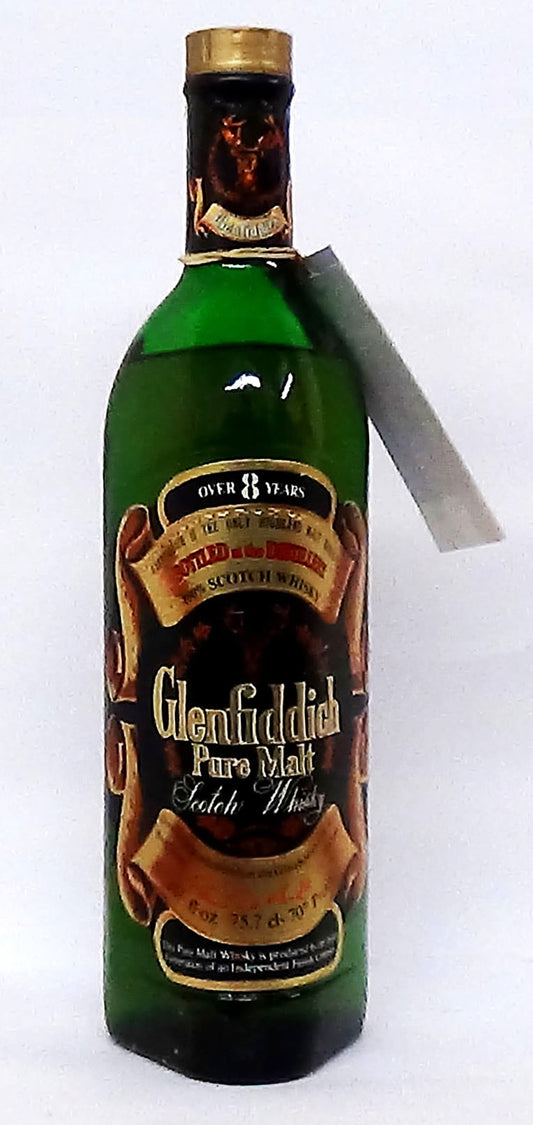 Glenfiddich Pure Malt Over 8 years 1970s Bottling 26fl oz - Scotland, 