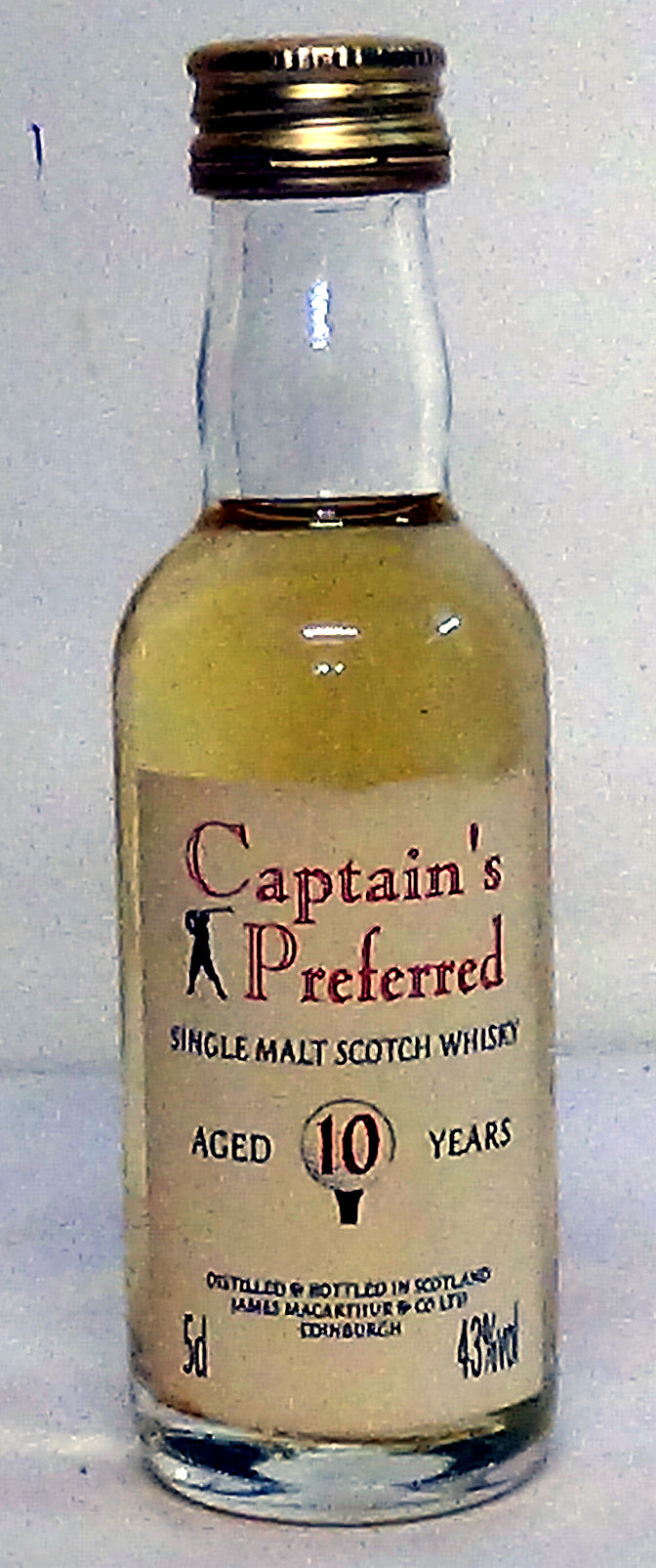 Captain’s Preferred 10 YO Single Malt 5cl