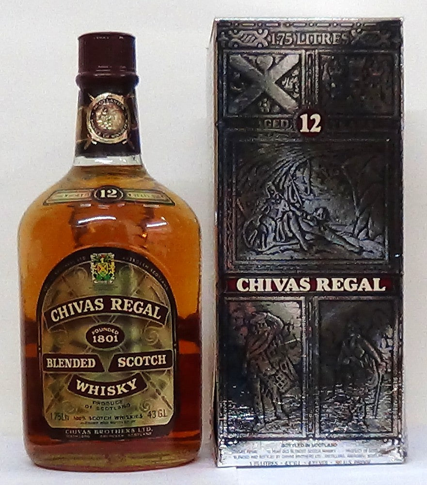 Chivas Regal 1.75 Litres Bottle1980s Bottling Whisky Sotland - Scotti