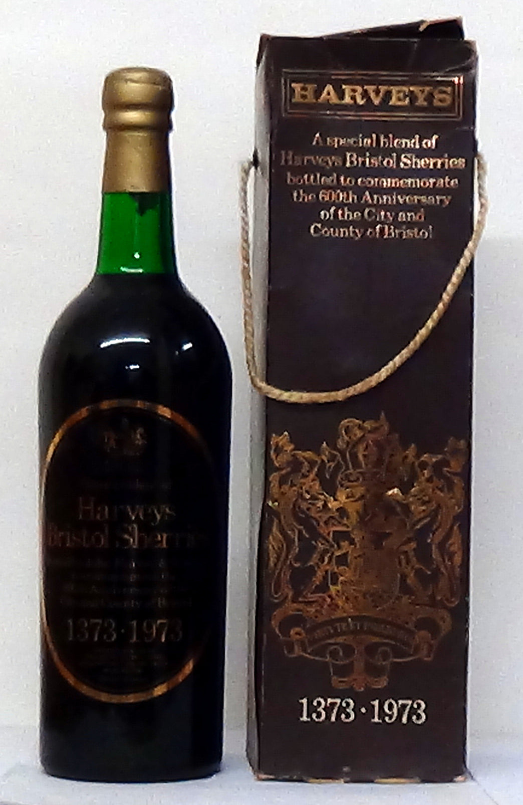 Harveys Bristol Sherry (600th Anniversary of Bristol) 1373 - 1973 Old 