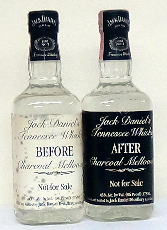 Jack Daniels before and after charcoal mellowing Set -2019 Release 2 x