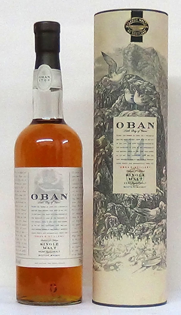 Oban 14 Year Old 1990s Bottling Whisky Sotland - Scottish Whiskey - W