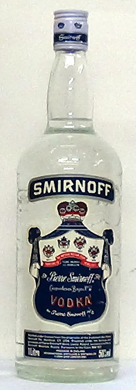 1990’s Smirnoff Blue Label Export Strength 100cl / 50% abv - Other Spi