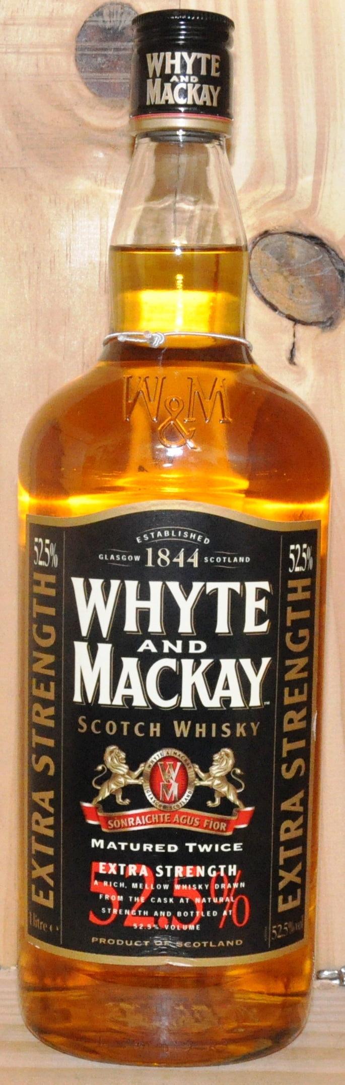 Whyte and Mackay - Extra Strength - 1000 ml - 52.5% vol - Whiskey - M ...